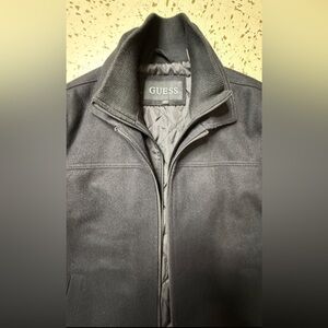 GUESS Charcoal Zip-Up Jacket